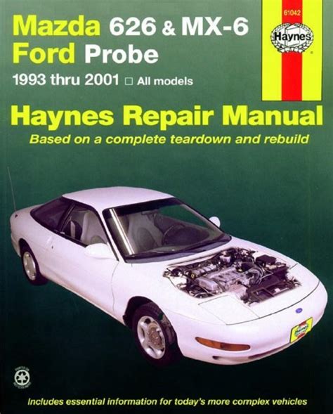 automotive repair manuals haynes 1996 ford probe manual Doc