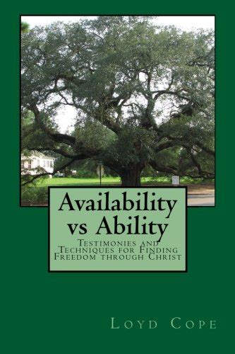 availability vs ability testimonies techniques Epub