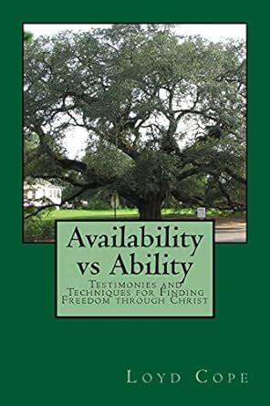 availability vs ability testimonies techniques Epub