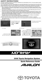 avalon navigation manual PDF