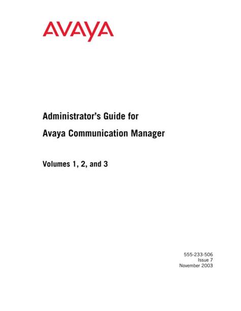 avaya communication manager user guide PDF