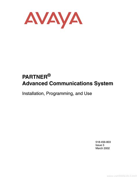 avaya partner advanced communications system manual Kindle Editon