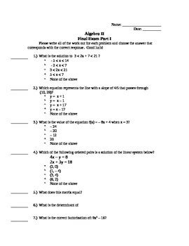 aventa learning algebra 2 semester 2 answers Kindle Editon