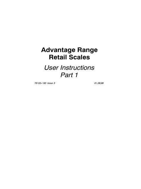 avery berkel scale manual pdf Epub