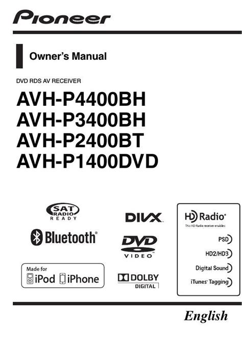 avh p1400dvd owner s manual Kindle Editon