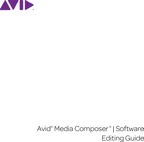 avid media composer user guide Doc