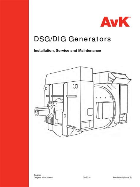 avk generator manual dsg Epub