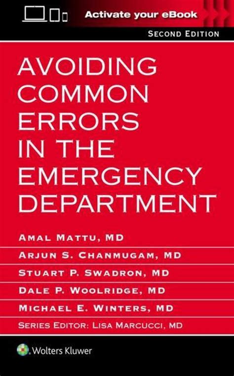 avoiding common errors in the emergency department Epub
