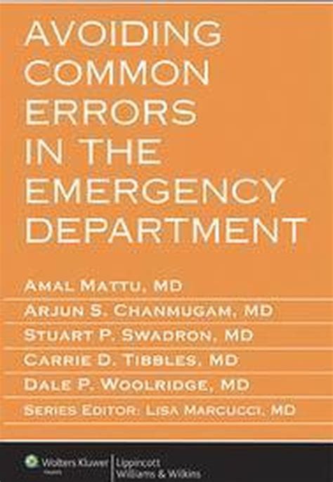 avoiding common errors in the emergency department Epub