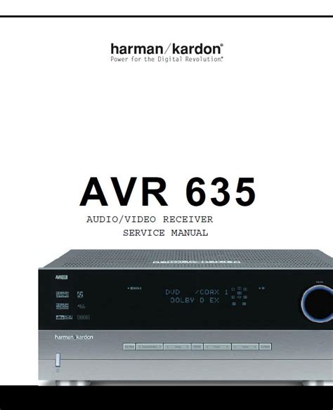 avr 635 service manual Reader