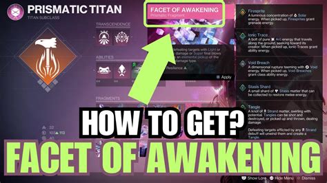 Awakening Destiny 2 Walkthrough