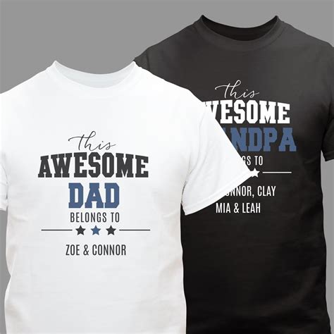 awesome dad t shirt