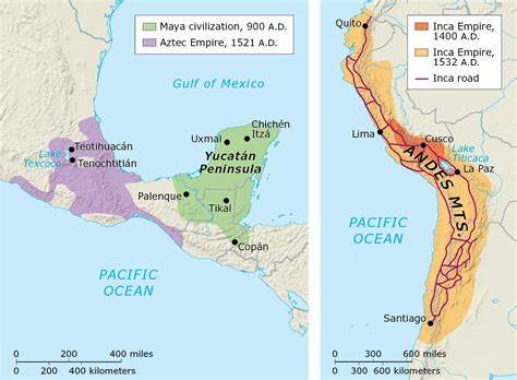 aztec incas and mayas map amazon river