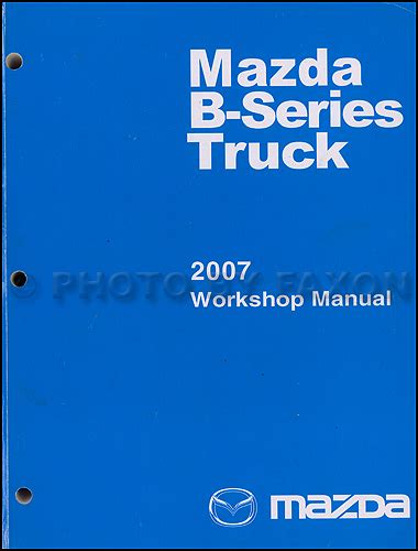 b series truck shop service repair manual by mazda for free PDF