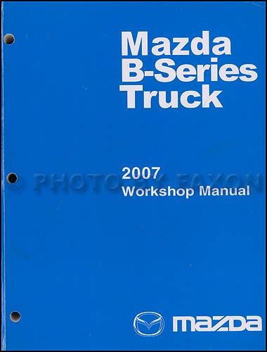 b series truck shop service repair manual by mazda for free Ebook Kindle Editon