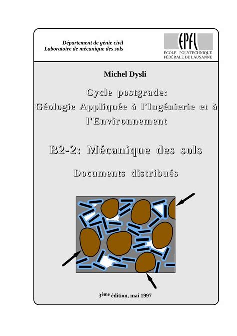 b2-2-m233canique-des-sols-lms-epfl Ebook Kindle Editon