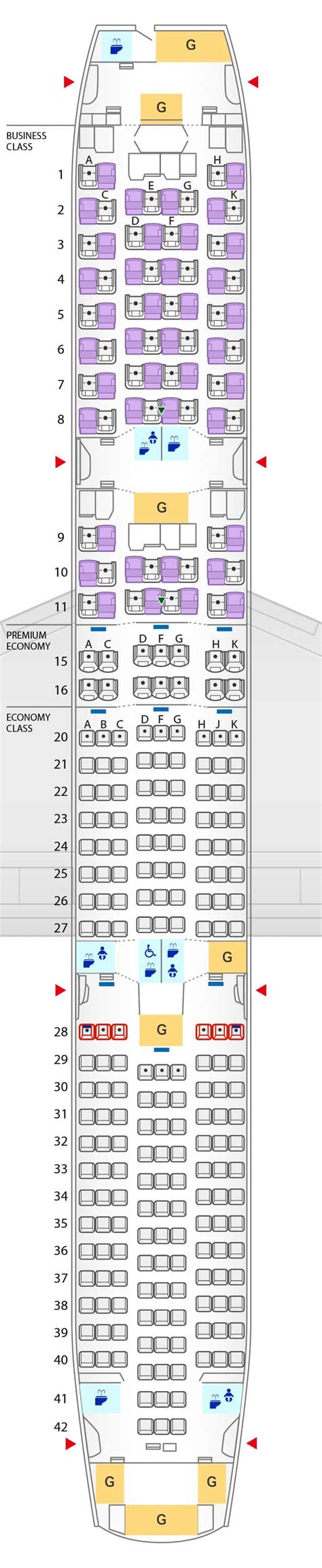 B787 Seating Chart
