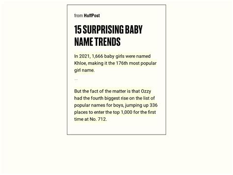 baby name trend report baby name trend report PDF