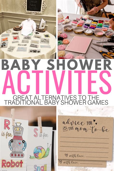baby shower activities not games
