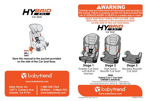 baby trend car seat instruction manual Reader