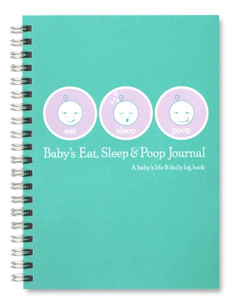 babys eat sleep and poop journal log book aqua PDF