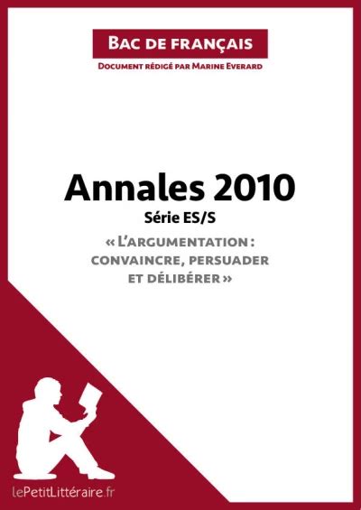bac de francais 2010 annales serie ess PDF