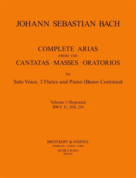 bach arias for soprano in baroque pitch john nicholson Epub
