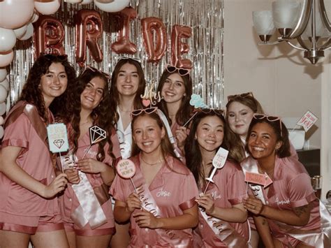 bachelorette pajama party