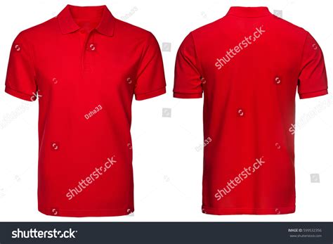 back of white shirt red sleeves