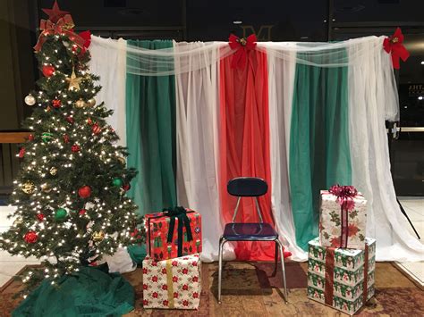 backdrop ideas christmas