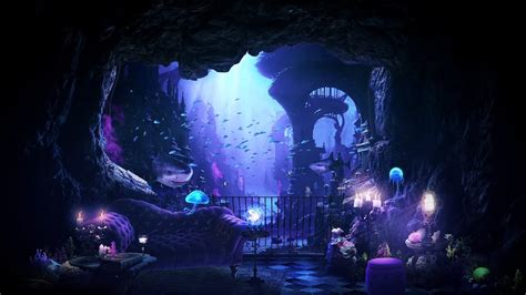 background ursula's lair