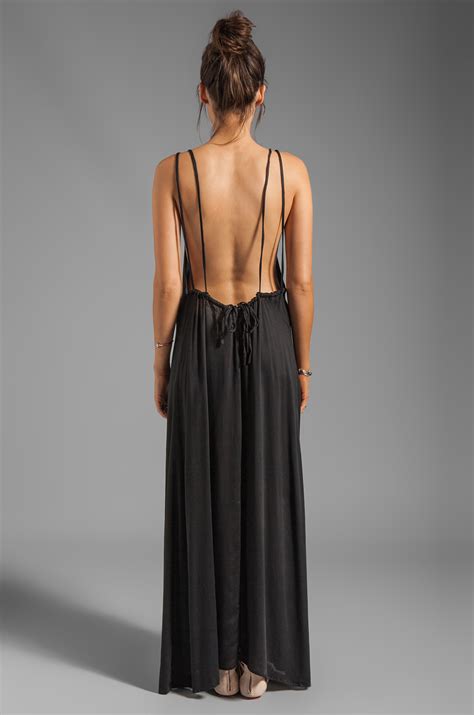 backless maxi dress