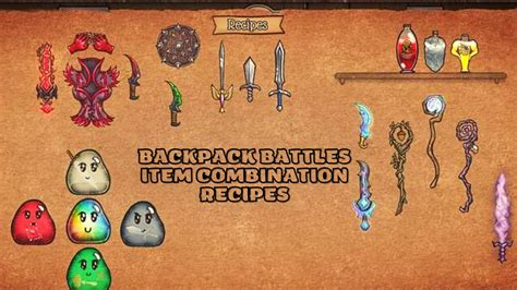 Backpack Battles All Recipes