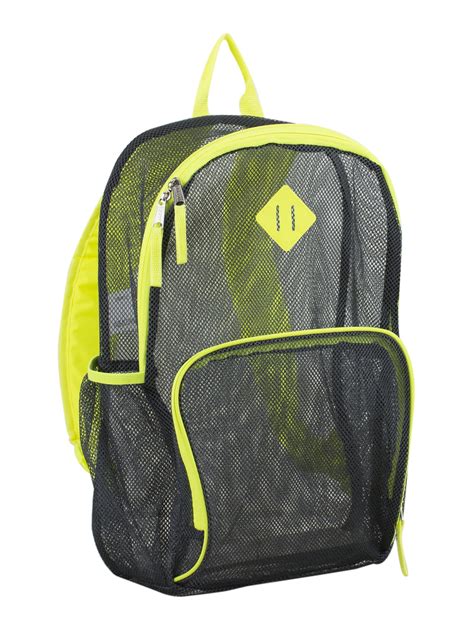 backpack with mesh