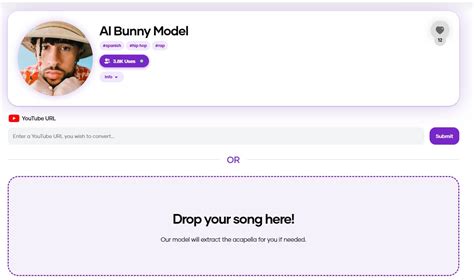 bad bunny ai voice generator