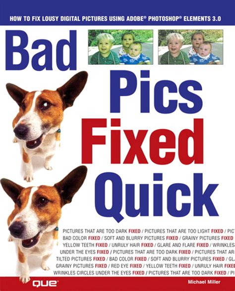 bad pics fixed quick how to fix lousy digital pictures Epub