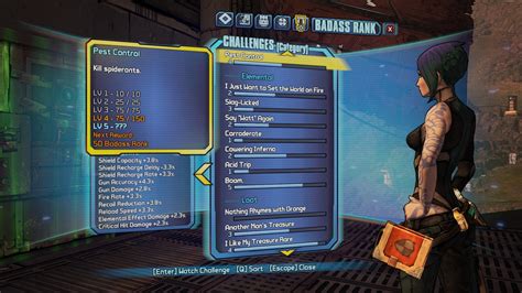 badass rank borderlands 2 tokens