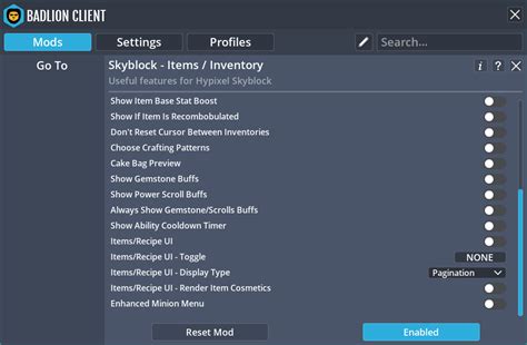 badlion how to unlock inventory slot