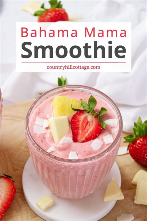 bahama mama tropical smoothie recipe