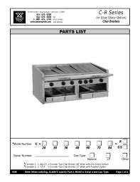 bakers pride l 36r grills owners manual Epub