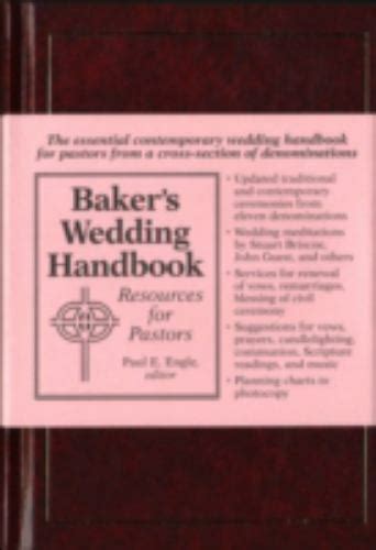 bakers wedding handbook resources for pastors PDF