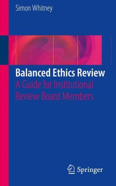balanced ethics review institutional members PDF