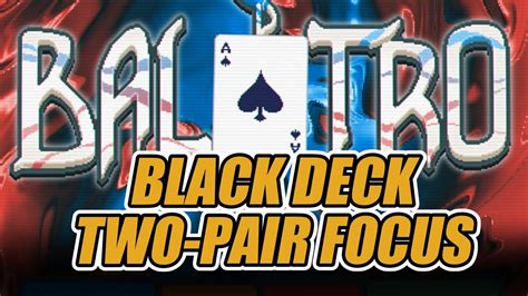 balatro black deck tips