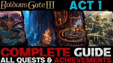 Baldurs Gate 3 Walkthrough Act 1