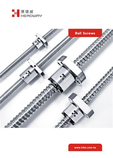 Ball Screws And Guide Systems Catalog