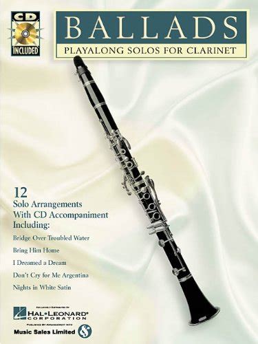 ballads play along solos for clarinet instrumental folio PDF