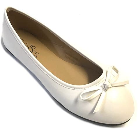 ballerina shoes white