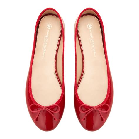 ballet flats red