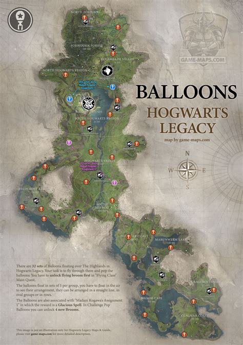 balloons hogwarts legacy