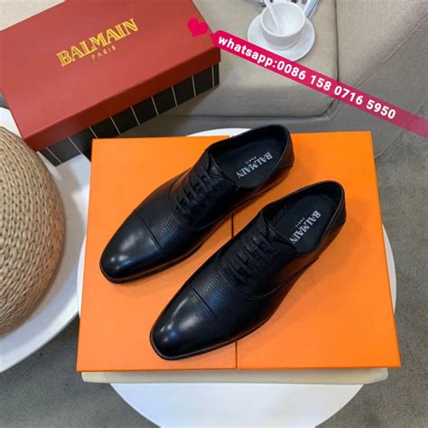 balmain men's dress shoes